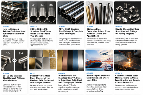 последний случай компании о How to Choose a Reliable Stainless Steel Tube Manufacturer in China
