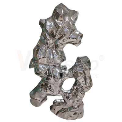 качество  8k Stainless Steel Metal Fabrication Water Ripple Finshed Office Decoration Sculpture Metal завод