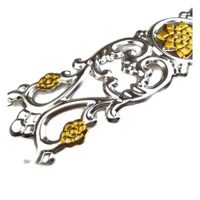 качество  Customizable Stainless Steel Decorative Scrolls & Floral Ornaments with Polished Silver Finish for Architectural Metalwork завод