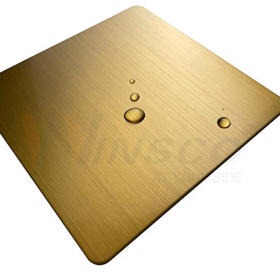 1219mmx2438mm JIS 201 304 лист волосяного покрова нержавеющей стали золота 316 титанов