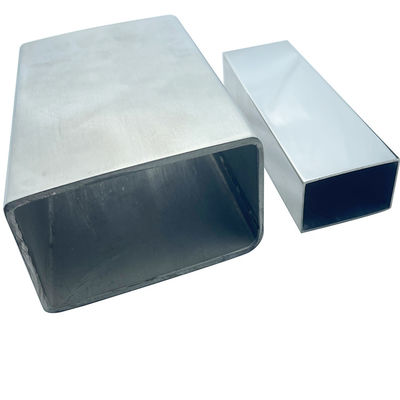 Decorativo TUBO ПРЯМОУГОЛЬНОЕ BRILLANTE ОТПОЛИРОВАЛО 600 C-304 x труба Inox нержавеющей стали 6 МЕТРО плоская