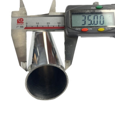0.4mm-3.0mm зеркальная сатинная поверхность 1 3/8' нержавеющая металлическая труба 201 304 316 35 мм диа круглая труба из нержавеющей стали
