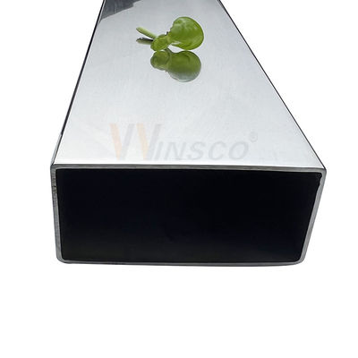 0.8mm-5.0mm Толщина нержавеющая плоская трубка 100mmx50mm Большие размеры нержавеющая сталь прямоугольная труба 201 304 316 класс