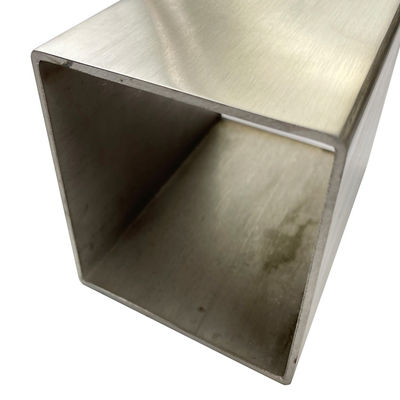SUS 201 AISI 304 TP 316 Grade Large Size Inxo Thick Wall Tube 120mmx120mm квадратная труба из нержавеющей стали
