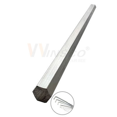 Фабрика Acero Неокислимая Стержень AISI 201 304 316 Solid Shaft Сварка из нержавеющей стали Шестиугольный Стержень