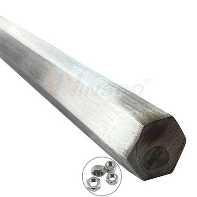 Фабрика Acero Неокислимая Стержень AISI 201 304 316 Solid Shaft Сварка из нержавеющей стали Шестиугольный Стержень