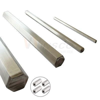 Фабрика Acero Неокислимая Стержень AISI 201 304 316 Solid Shaft Сварка из нержавеющей стали Шестиугольный Стержень