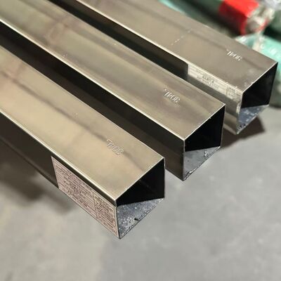 Труба из нержавеющей стали 304L с зеркальной полировкой, круглая, квадратная, прямоугольная, с индивидуальной длиной для перил и декоративных элементов зданий