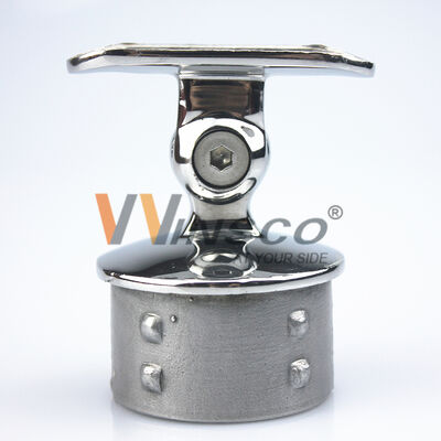 Angle Adjustable Stainless Steel Handrail Bracket Railing Saddle | 304 316 | Winsco Metal VA101