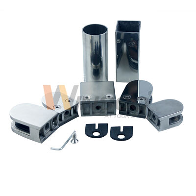 Precision Investment Cast Stainless Steel Glass Clamp for Glass Railing Balustrade | Winsco Metal VA201