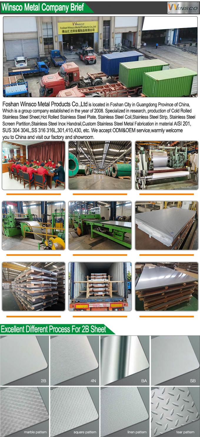 1.0mm SUS201 cold rolled stainless steel sheet 1500×3000mm mill surface