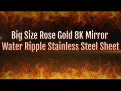 SS 201 розовое выбитое золото 304 316 струятся лист нержавеющей стали