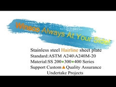 1219mmx2438mm JIS 201 304 лист волосяного покрова нержавеющей стали золота 316 титанов