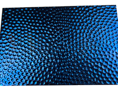 SS Blue Titanium 8K Зеркальный чеканный лист