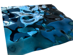 SS Blue Mirror 8k Лист с водной рябью