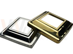 Нержавеющая сталь балкона перила основной крышка для квадратного поста