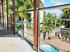 Нержавеющая сталь законченная зеркалом Inox AISI 201 домашние перила лестницы 304 316