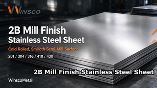 Листы Winsco Metal из нержавеющей стали 2B, отделка мельниц | 201 304 316 410 430