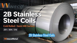 Рулоны из нержавеющей стали Winsco Metal 2B 201 304 316 | Холоднокатаная стальная катушка