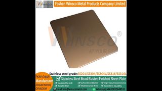 Winsco Матовая красная бронза Покрытие Чернение Античная листовая нержавеющая сталь #metal #viralshort#fypage